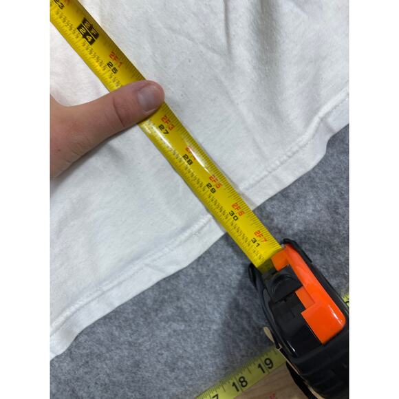 VINTAGE Hanes Shirt Mens 2XL White Beco Knows Get It In On Cow Golf Graphic Tee - Picture 3 of 7